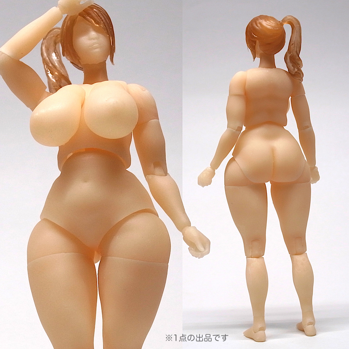 ダイナマイトボディ デビィさん【2L】ver.2 フィギュア 素体 1/12(145mm)【オリジナル自主製作品】_画像1