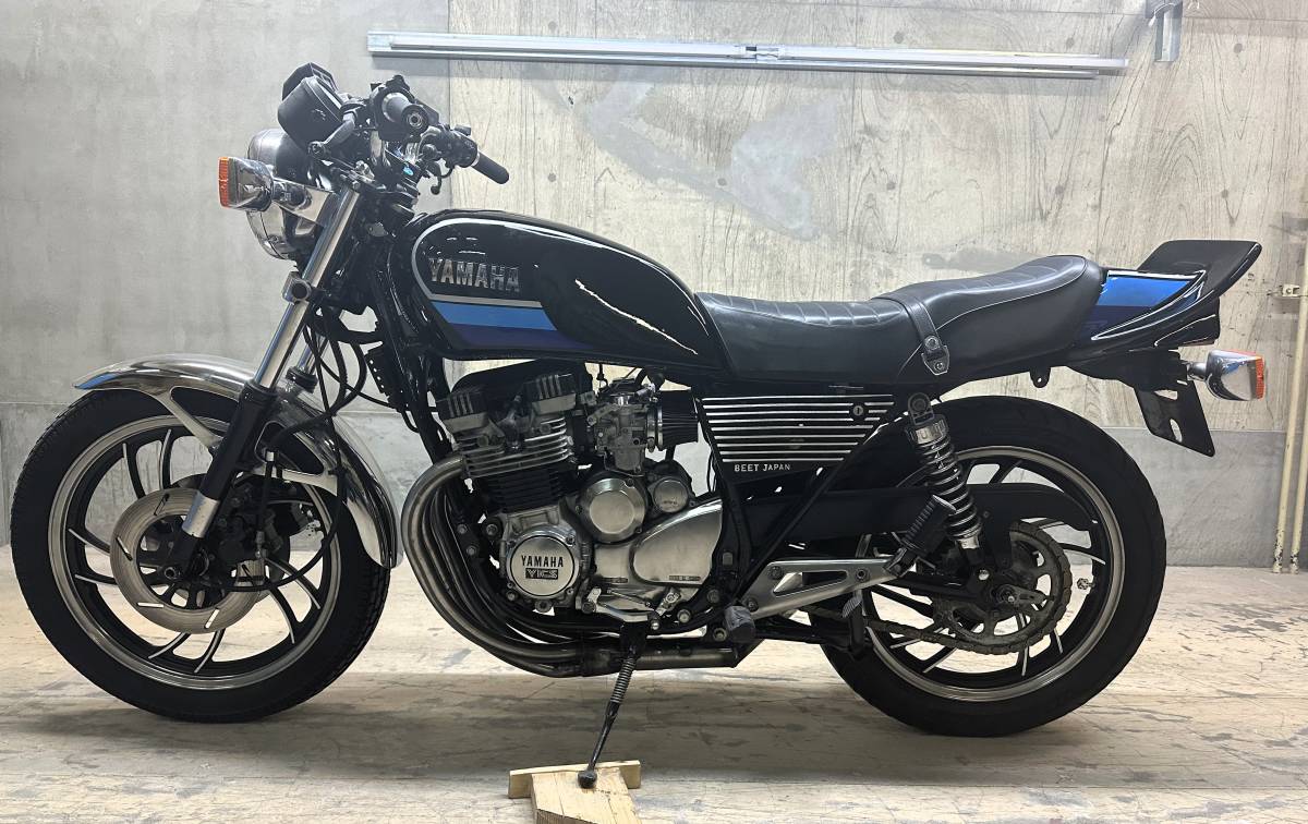 ＸＪ４００　外装セット　黒青　タンク　アルフィン　ハネテールカウル　エンブレム/中古 タンクXJ550 XJ400DテールBEETマーシャル_画像10