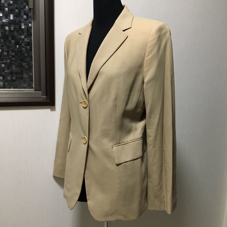 # beautiful goods COMME CA DU MODE Comme Ca Du Mode made in Japan thin wool 100% wool jacket trench coat blaser 9 number 2 number 38 number M size beige 