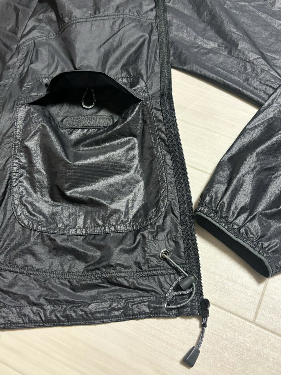 ◎ montbell モンベル #1103277 大阪店舗購入 軽量ナイロン 黒 ブラックカラー メンズ ジャケット ジャンパー ブルゾン Mサイズ アウトドアの画像6