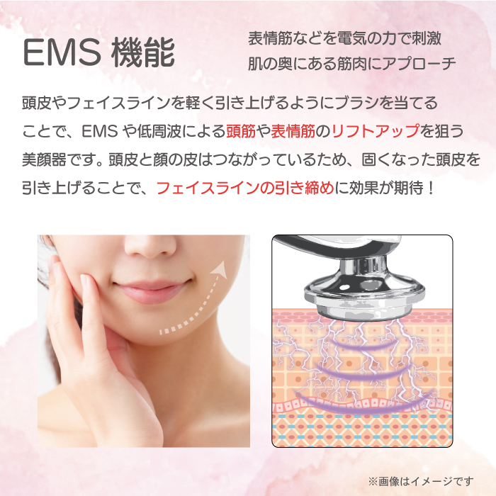 WJ20S 本州一律送料無料 超音波美顔器 1台多役 フェイスケア 目元ケア 光エステ EMS 小顔 温熱 目元 毛穴ケア イオン導入 導出 ギフト_画像8