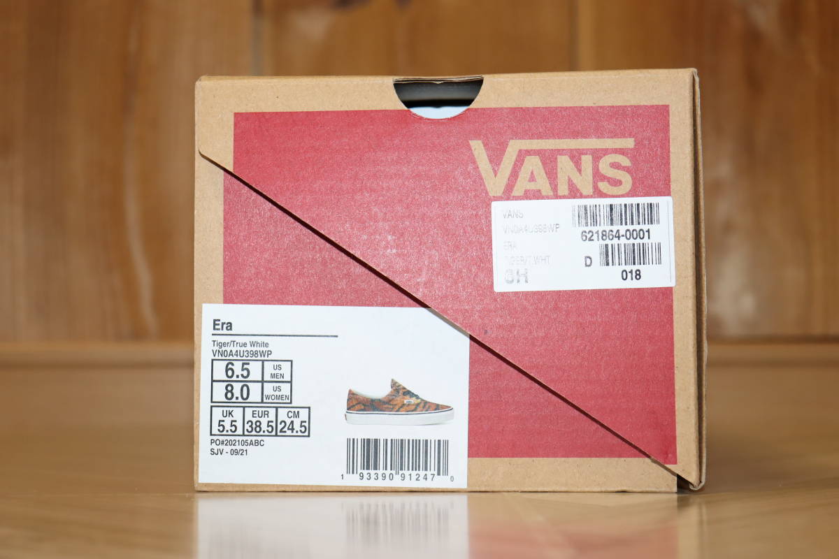 即決【未使用】USA企画 VANS ★ ERA TIGER (US6.5/24.5cm) ★ バンズ エラ タイガー 海外企画 箱付き_画像7