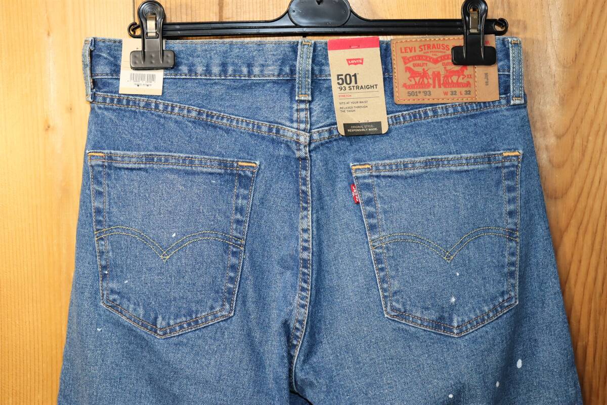 送料無料 即決 【未使用】 LEVI'S 501 93 STRAIGHT デニム (W32 送料無料 即決 【未使用】 LEVI'S 501 93 STRAIGHT デニム (W32