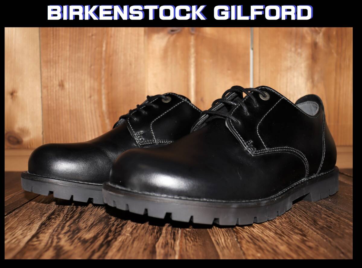 送料無料 即決【未使用】 BIRKENSTOCK ★ GILFORD レザーシューズ (40/26cm) ★ ビルケンシュトック ギルフォード 国内正規品 幅広 ②_画像1