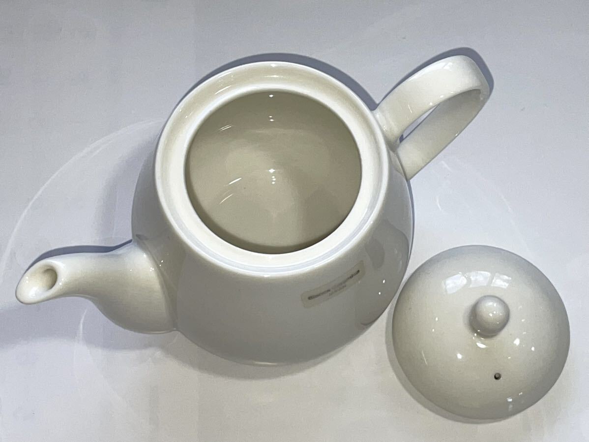 Bianca Ceramica ◆オフ白 ポット◆ 日本製 オフホワイト ポット 直径 約10.5㎝Ｘ高さ12.7㎝ 陶器 _画像5