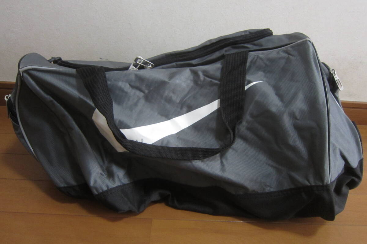 Nike Nike Sport Bag Boston Bag Travel Kaban Golf BA1769-082 Grey x Black O2402E