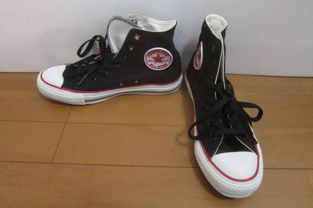 CONVERSE コンバース ALL STAR オールスター 1C318 HI ハイカットスニーカー 黒 24.5㎝ O2403B_画像1