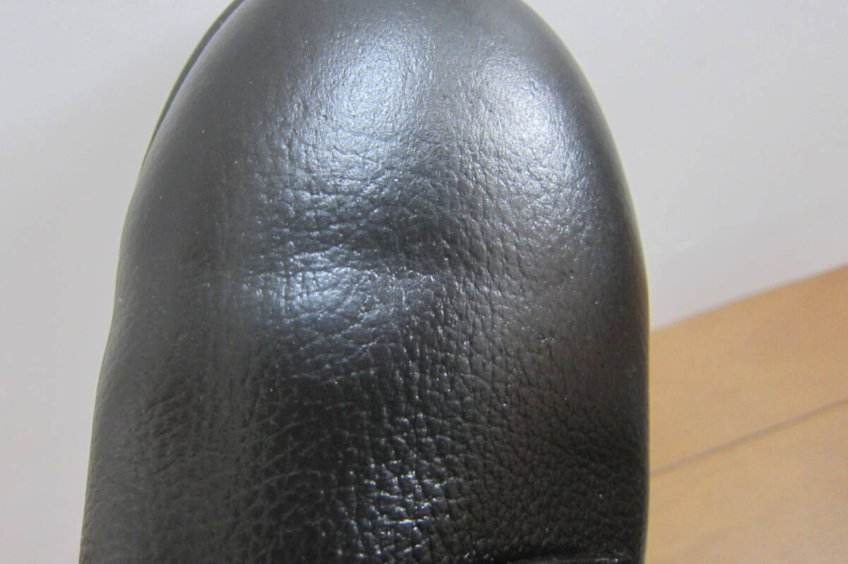 新品B品 MIDORI ミドリ安全 HI-VERDE 安全靴 革製 日本製 26.5㎝EEEE 黒 O2403D_画像6