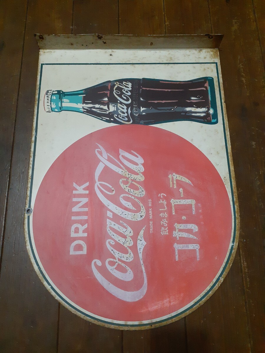  Showa Retro Coca Cola signboard Coca-Cola Vintage 
