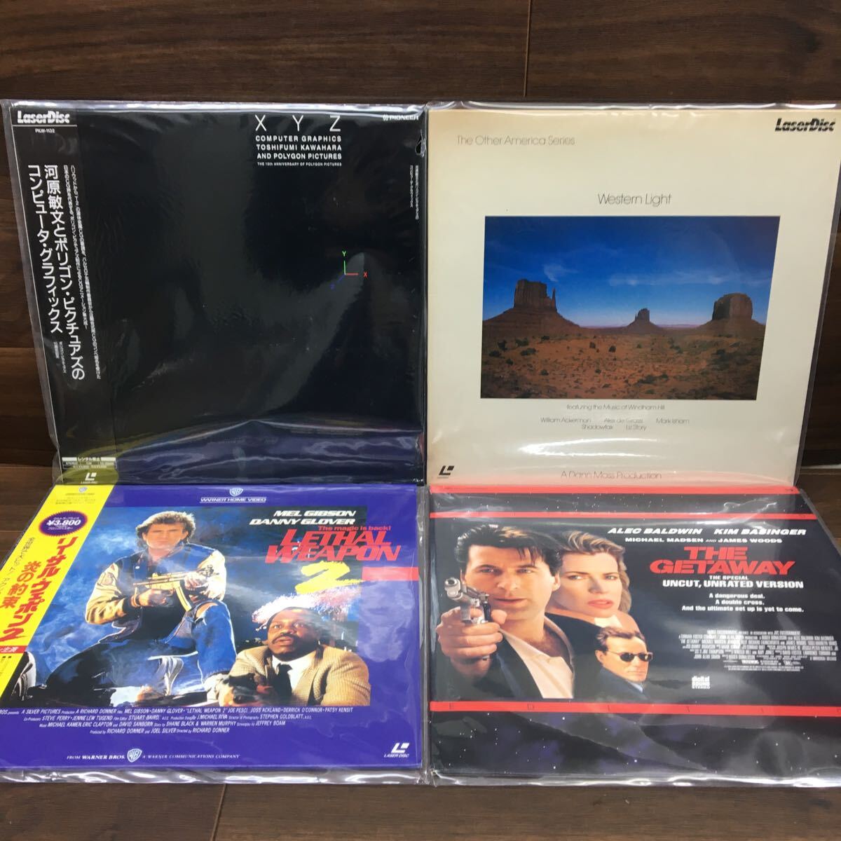 *B-937 Western films LD laser disk summarize 35 sheets TOP GUN Star Wars Alien 4 last en propeller -JURASSIC PARK other operation not yet verification 