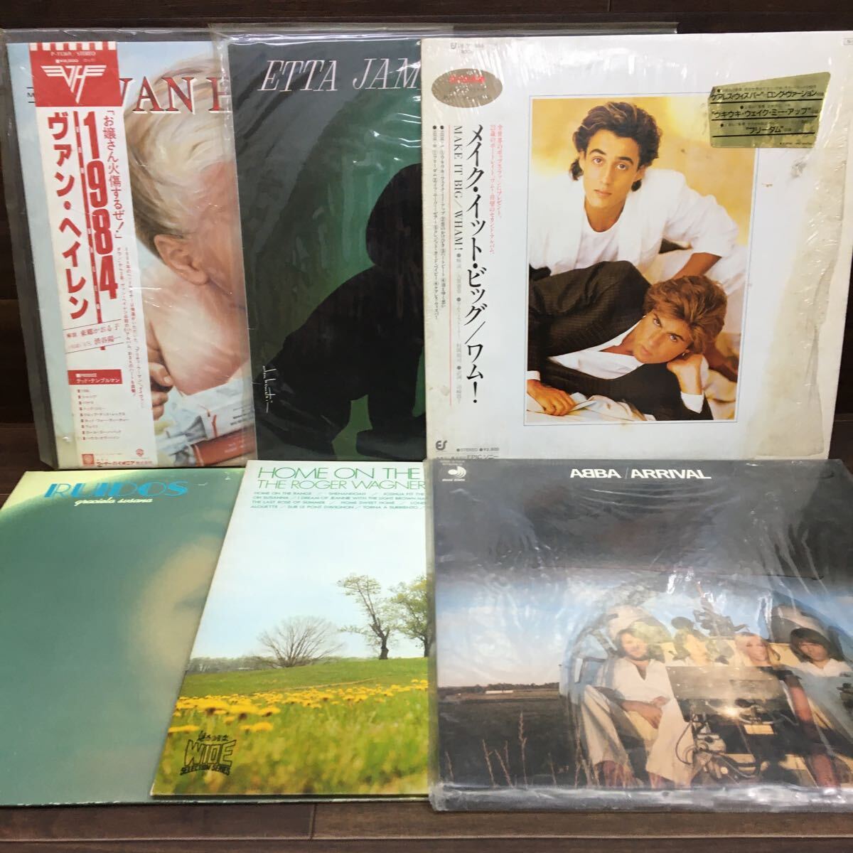 □B-942 洋楽 LP レコード まとめ50枚 ABBA Gazebo トップガン WHAM ヴァンヘイレン 汚れた英雄 ジャッキーチェン 他 動作未確認 の画像4