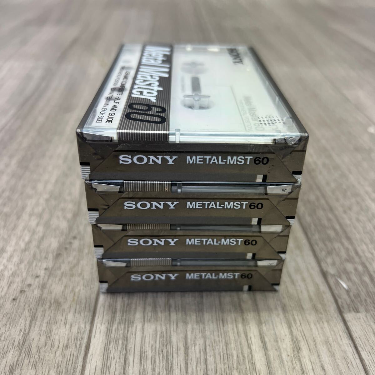 #C-316 SONY Sony Metal Master 60 metal тормозные колодки 4 шт. комплект нераспечатанный не использовался кассетная лента носитель записи носитель информации 