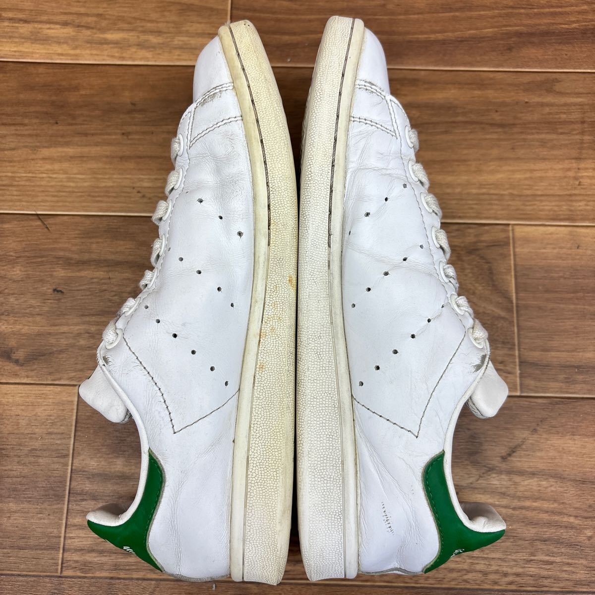 D-24 adidas アディダス STANSMITH スタンスミス カジュアルスニーカー ローカットスニーカー ホワイト メンズ 25cm_画像7