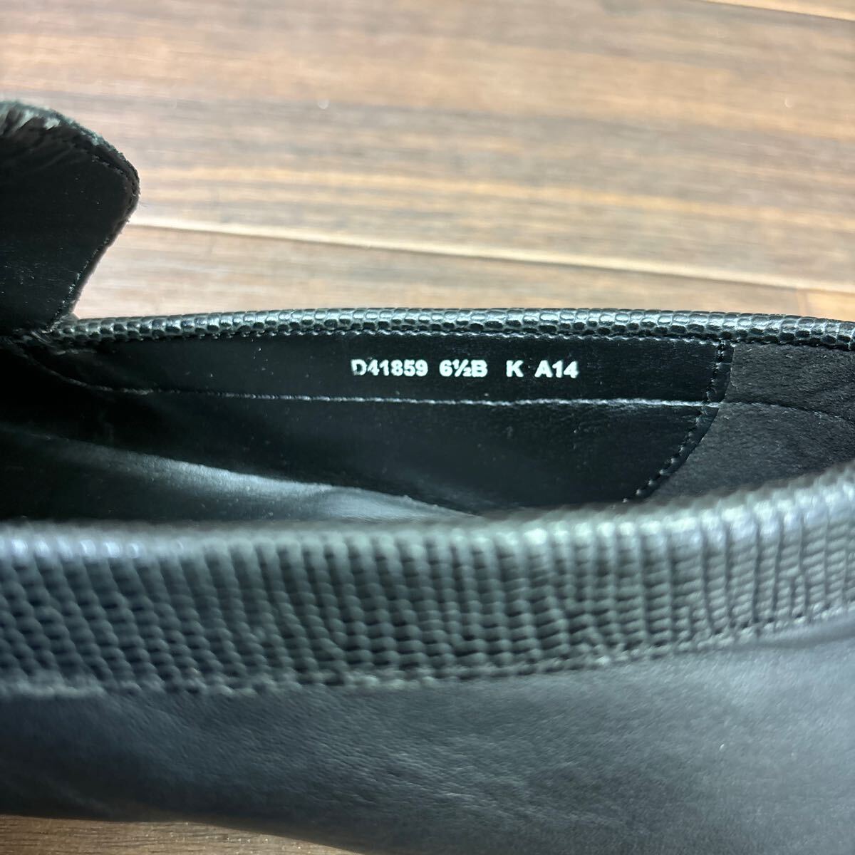 KT240305 D-54 COLE HAAN コールハーン ビットローファー レザー カジュアルシューズ ブラック レディース 23.5cm 6.5B_画像9