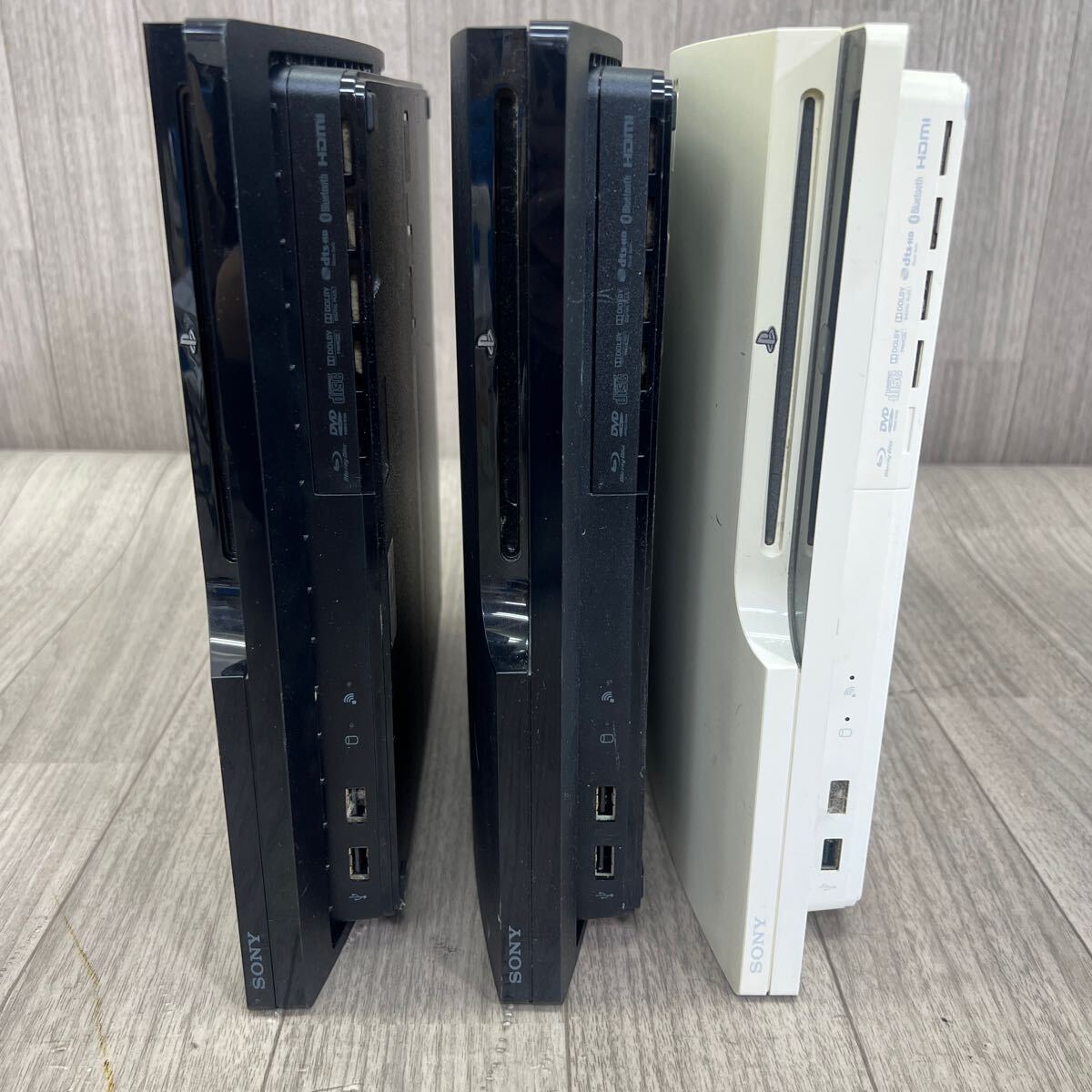 ■C-336 SONY ソニー PlayStation プレステ3 CECH-2500A CECH-2000A 本体 ゲーム機 ホワイト ブラック 封印シール有り 通電確認済み_画像2