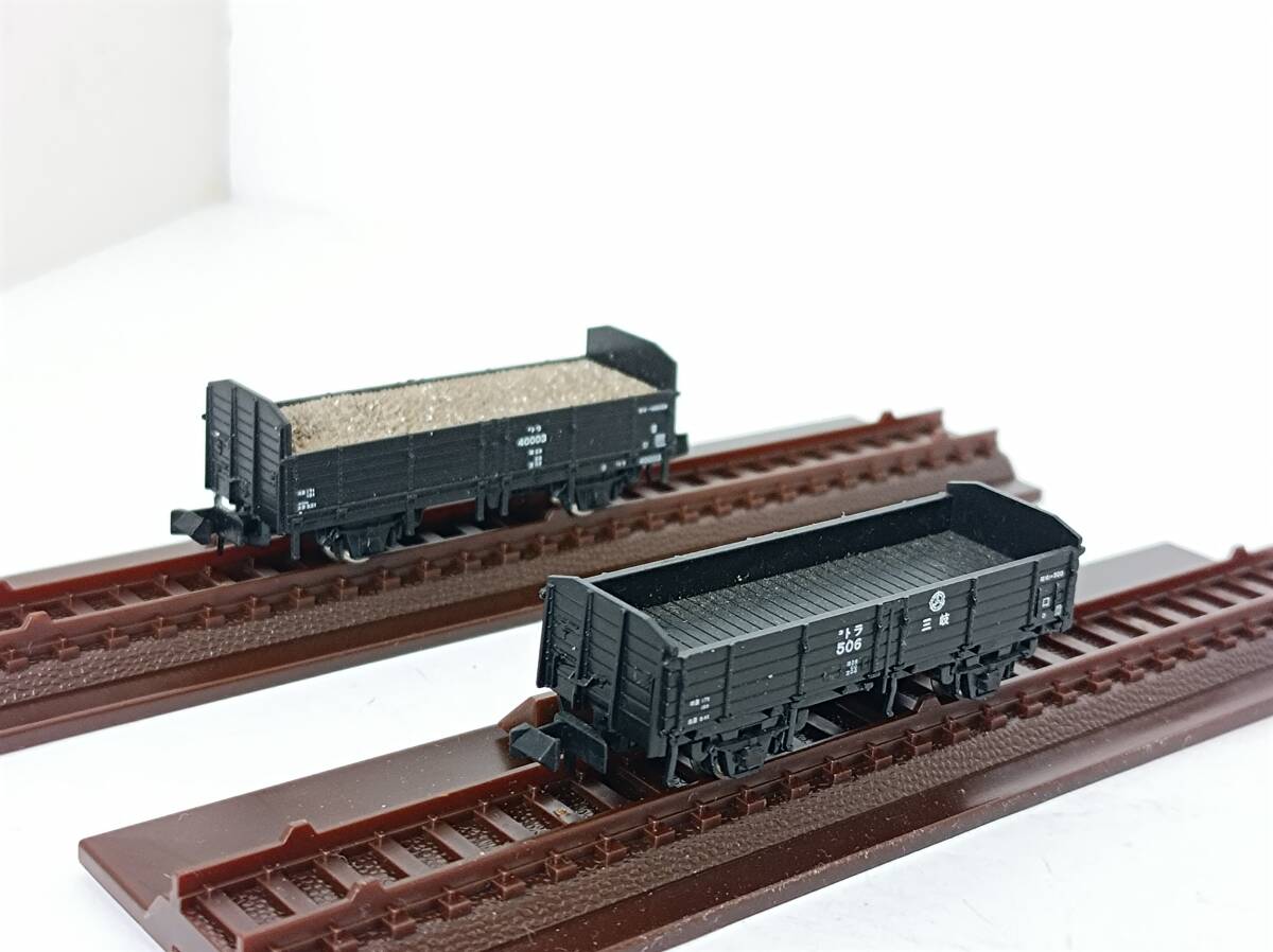 ポポンデッタ　1/150 トラ40003，三岐鉄道トラ506 2両セットジャンク品_画像1