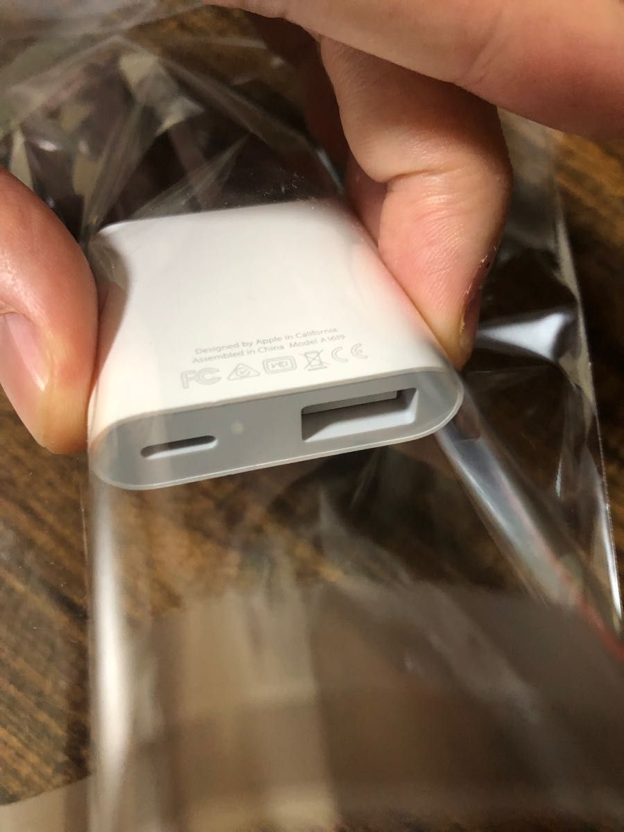 ライトニング USB 3 カメラアダプタ /Lightning to USB3 変換アダプター 純正 A1619 