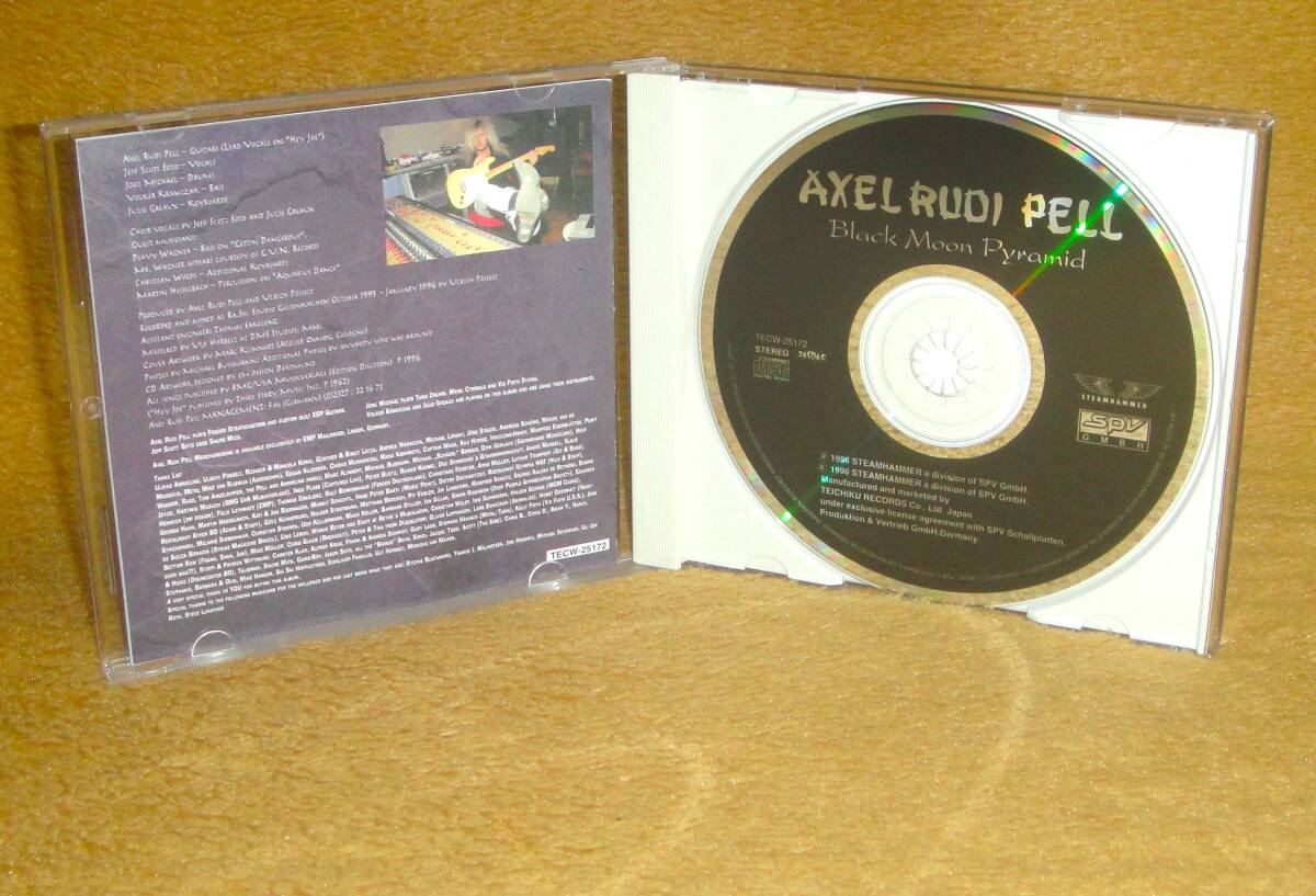 帯付きCD☆アクセル・ルディ・ペル／ブラック・ムーン・ピラミッド（TECW-25172） 元・STEELER、AXEL RUDI PELL／BLACK MOON PYRAMID_画像3