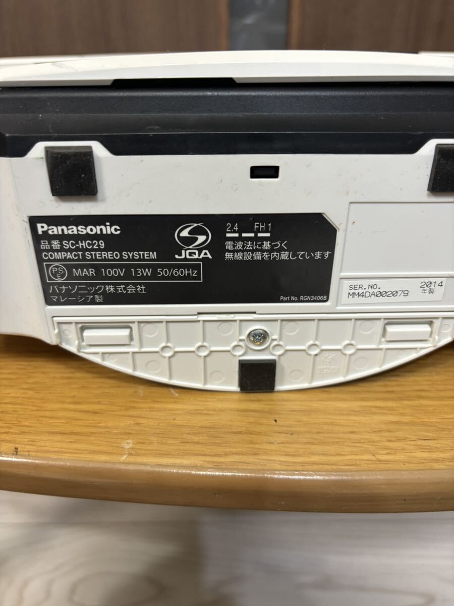 Panasonic パナソニック コンパクトステレオシステム SC-HC29 SC-HC39 2点セット_画像7