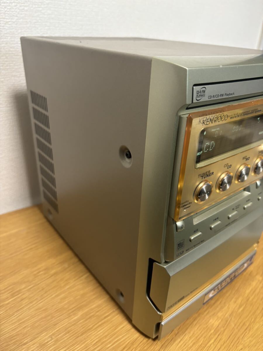 KENWOOD RXD-SK3MD ミニコンポ MD CD カセットテープ FM/AMラジオ ケンウッド _画像3