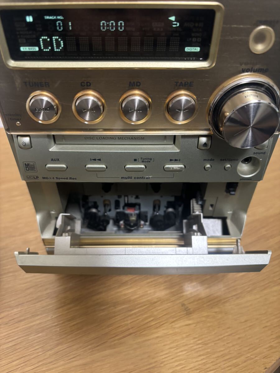 KENWOOD RXD-SK3MD ミニコンポ MD CD カセットテープ FM/AMラジオ ケンウッド の画像6
