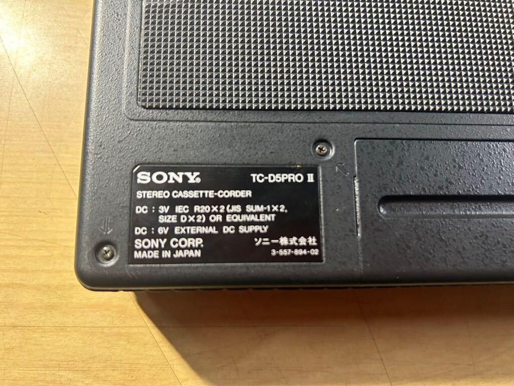 SONY TC-D5 PRO II カセットテープレコーダ_画像9