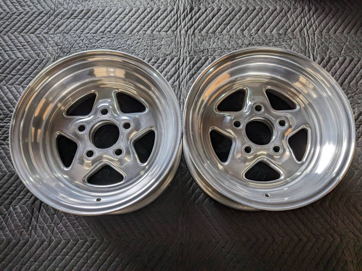 weld racing proster 8J 15インチ PCD127 5穴 5X5 5H 2本 シボレー シェビー_画像1