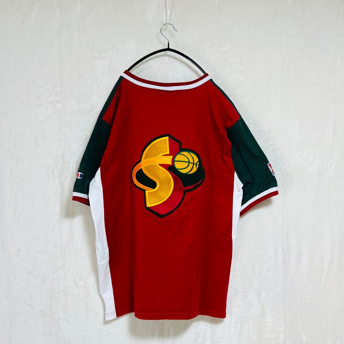 90年代 Champion チャンピオン バスケ シューティングシャツ NBA 90年代 Champion チャンピオン バスケ シューティングシャツ NBA