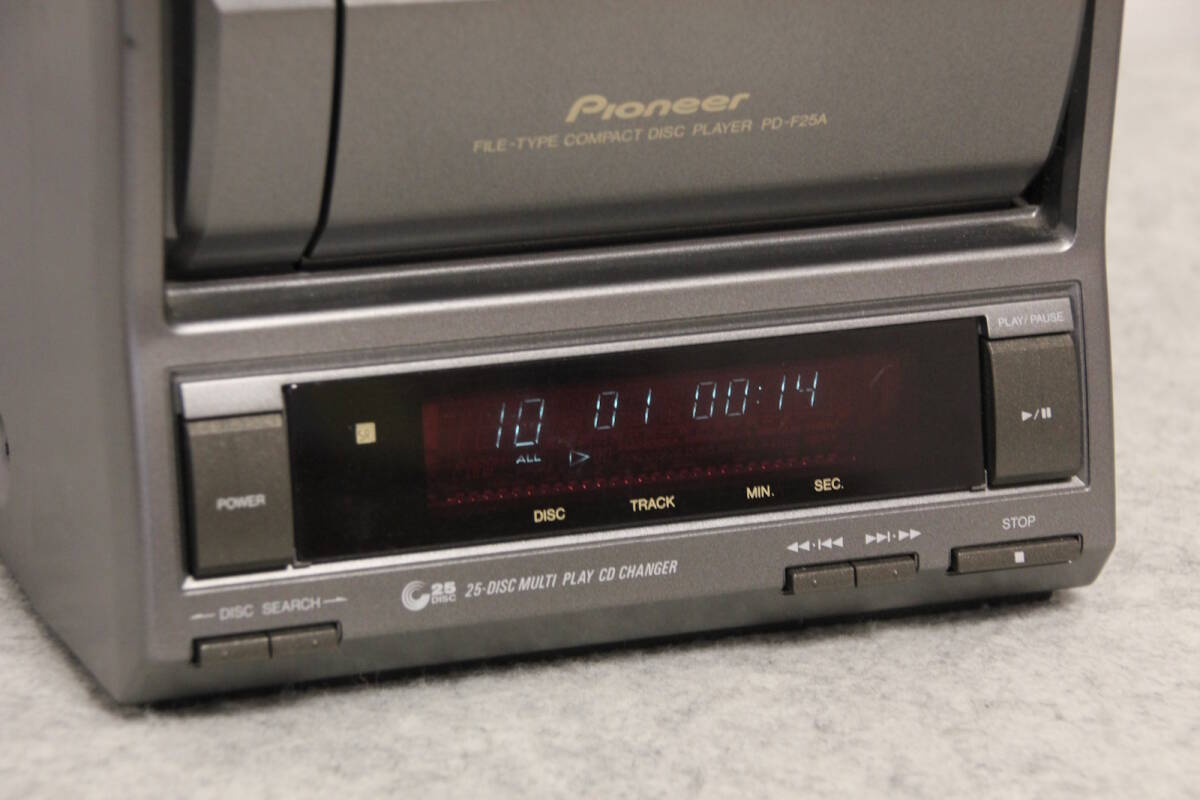 ★中古★　PIONEER　25連装CDプレーヤー　PD-F25A　リモコン無 【動作品/現状品/送料込】_画像4