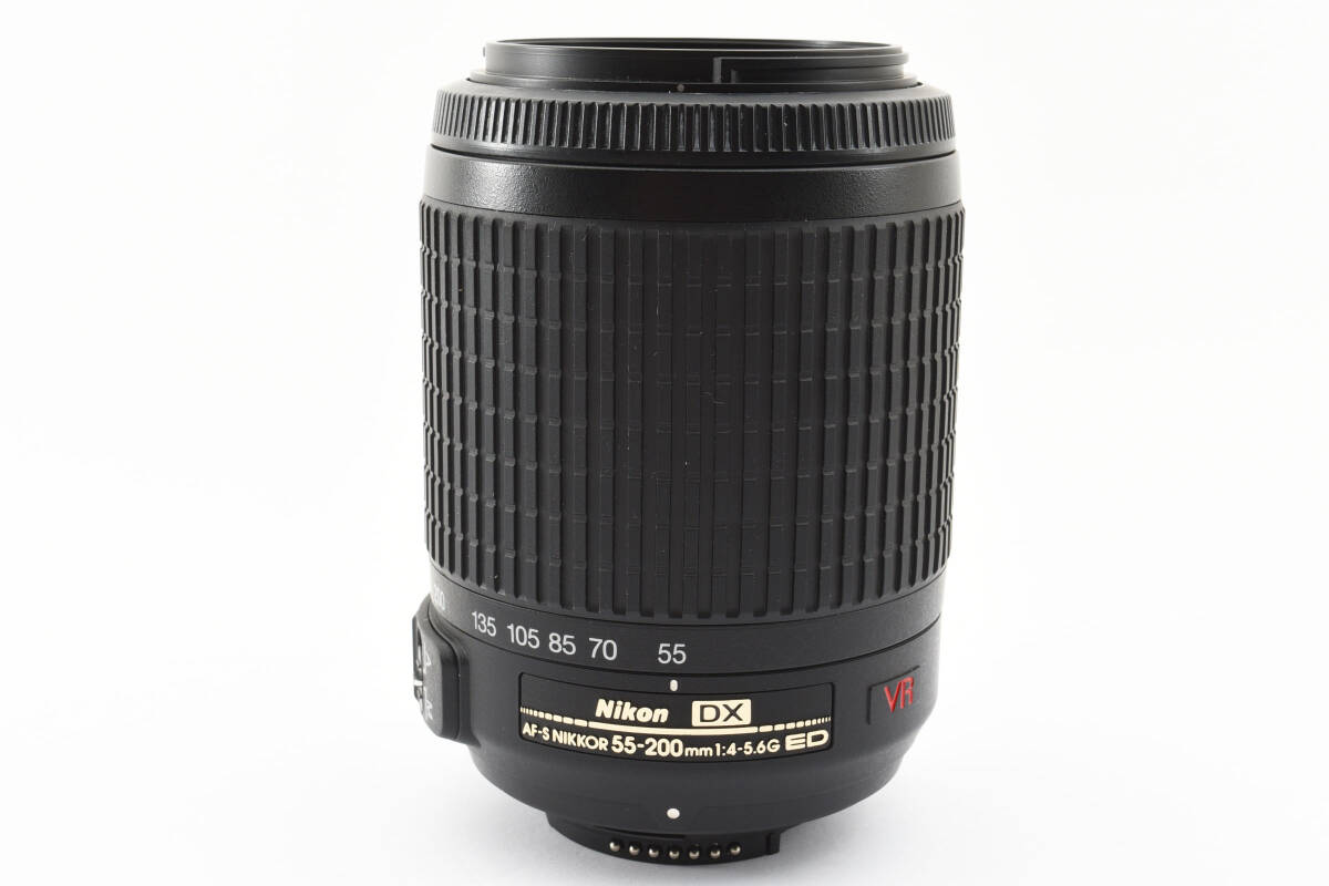 ★良品★ニコン NIKON AF-S NIKKOR DX VR 55-200mm f4-5.6 G IF ED レンズフード HB-37 付き 205の画像1