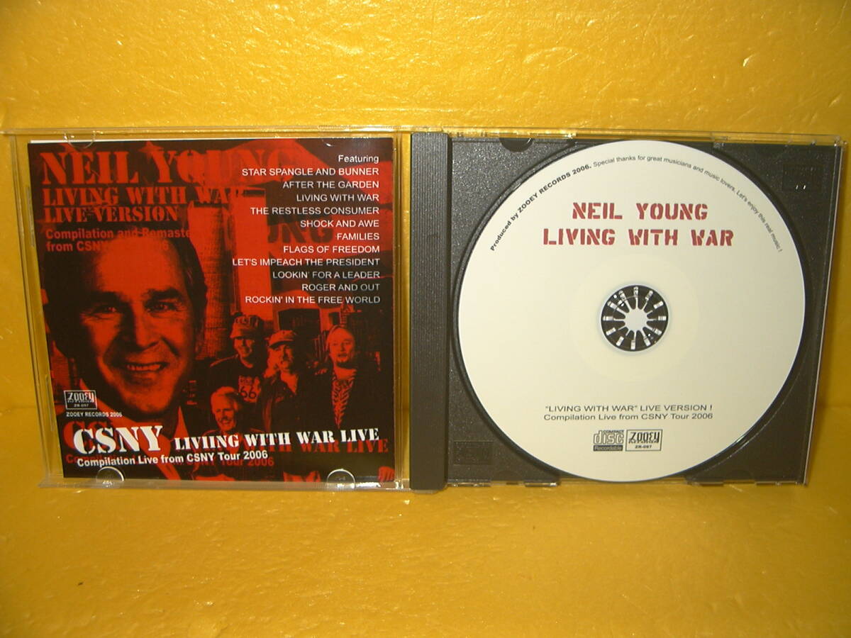 【CD】NEIL YOUNG「LIVING WITH WAR」_画像3