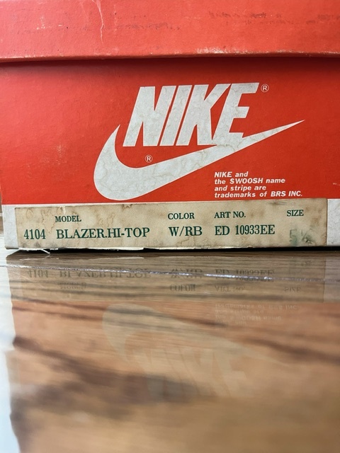 [ редкий ] неиспользуемый товар NIKE BLAZER MID MADE IN JAPAN с коробкой Nike Blazer vintage Vintage спортивные туфли 