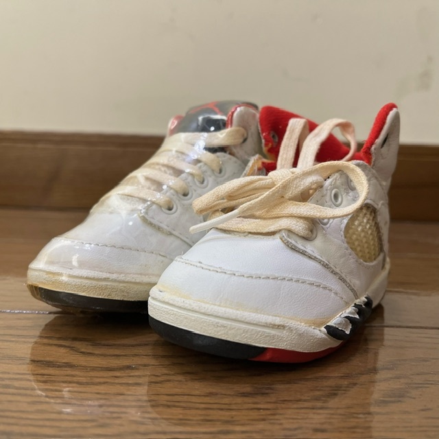  [新品未使用品] デッドストック 当時物 オリジナル NIKE ナイキ BABY JORDAN ベビージョーダン 箱付き 11cm スニーカー _画像1