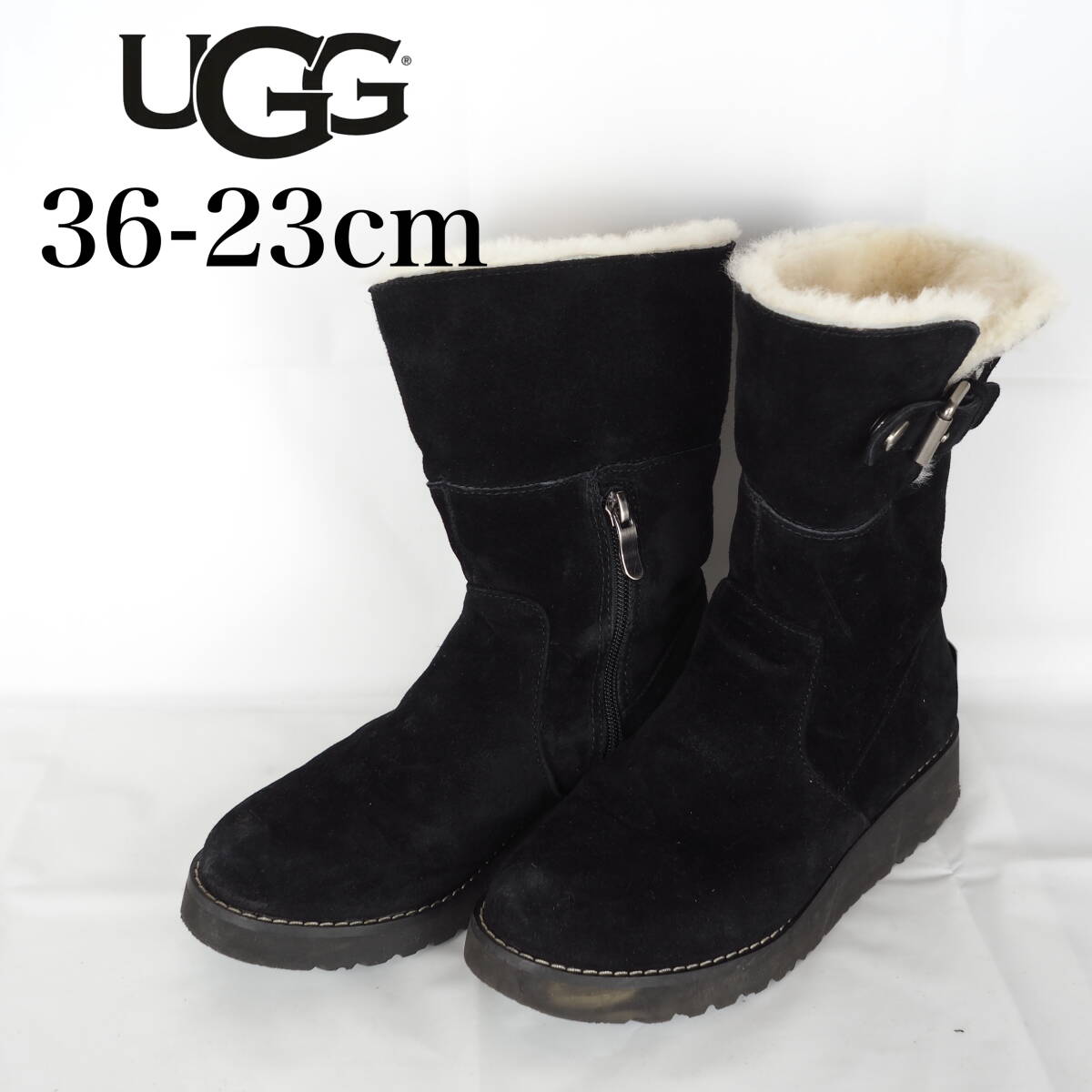 EB5130*UGG*アグ*レディースムートンブーツ*23cm*黒_画像1