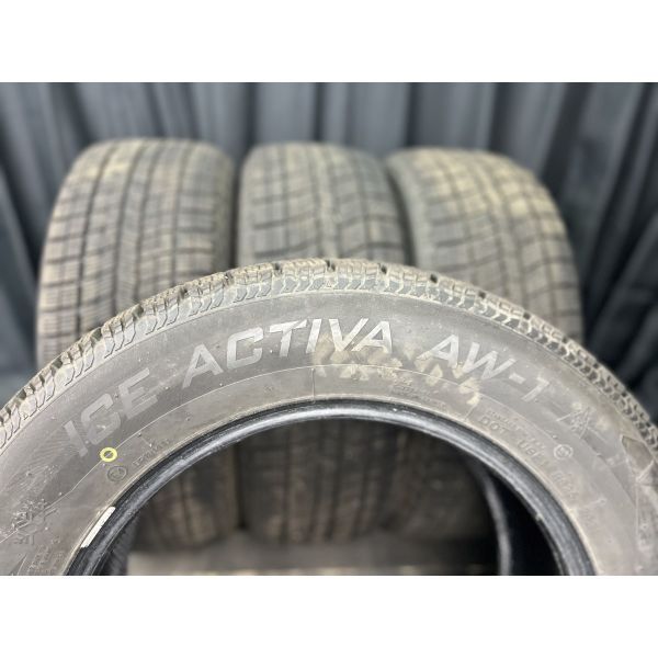 NANKANG/ナンカン ICE ACTIVA AW-1 215/60R16 4本SET◇2021年製9~9.9分山スタッドレスタイヤ◇中古 特筆すべき損傷なし◇ヴェゼル等に_画像8