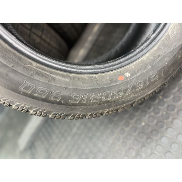 NANKANG/ナンカン ICE ACTIVA AW-1 215/60R16 4本SET◇2021年製9~9.9分山スタッドレスタイヤ◇中古 特筆すべき損傷なし◇ヴェゼル等に_画像9