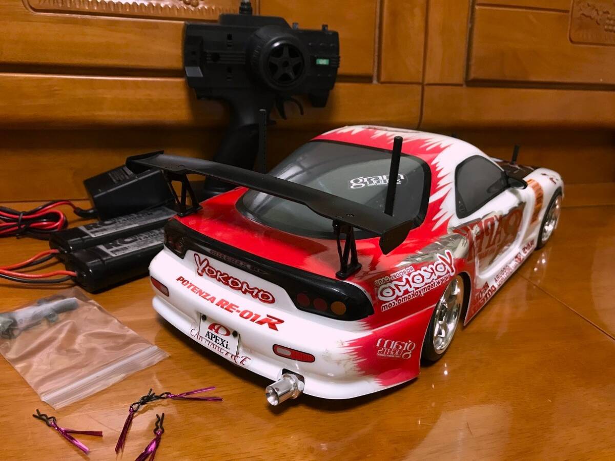 1/10 ヨコモ RX-7 FD3S アペックス D1 YOKOMO APEX ドリフト DRIFT フルセット 中古の画像3