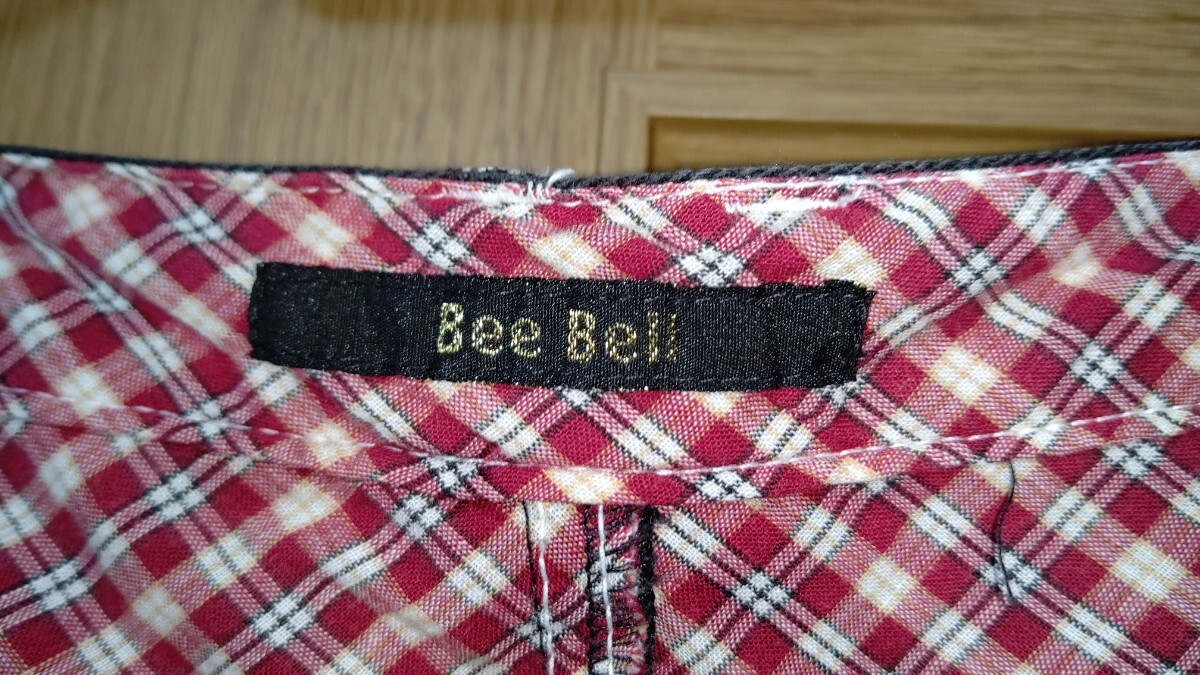 Bee Bell 黒チェック　パンツ　ロック系　V系　中古品_画像3