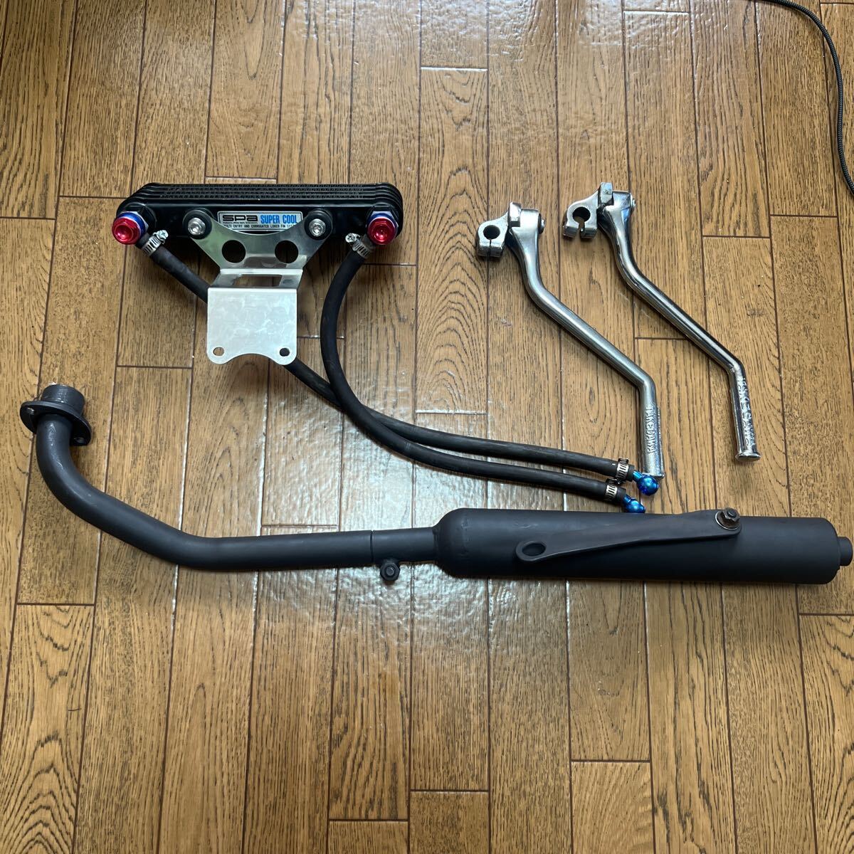 ダックス dax70 125cc ケーヒン fcr28 浜松仕様 140power ハンドル マーシャル 819 OKD 260mmサス 武川 国産フレームの画像9