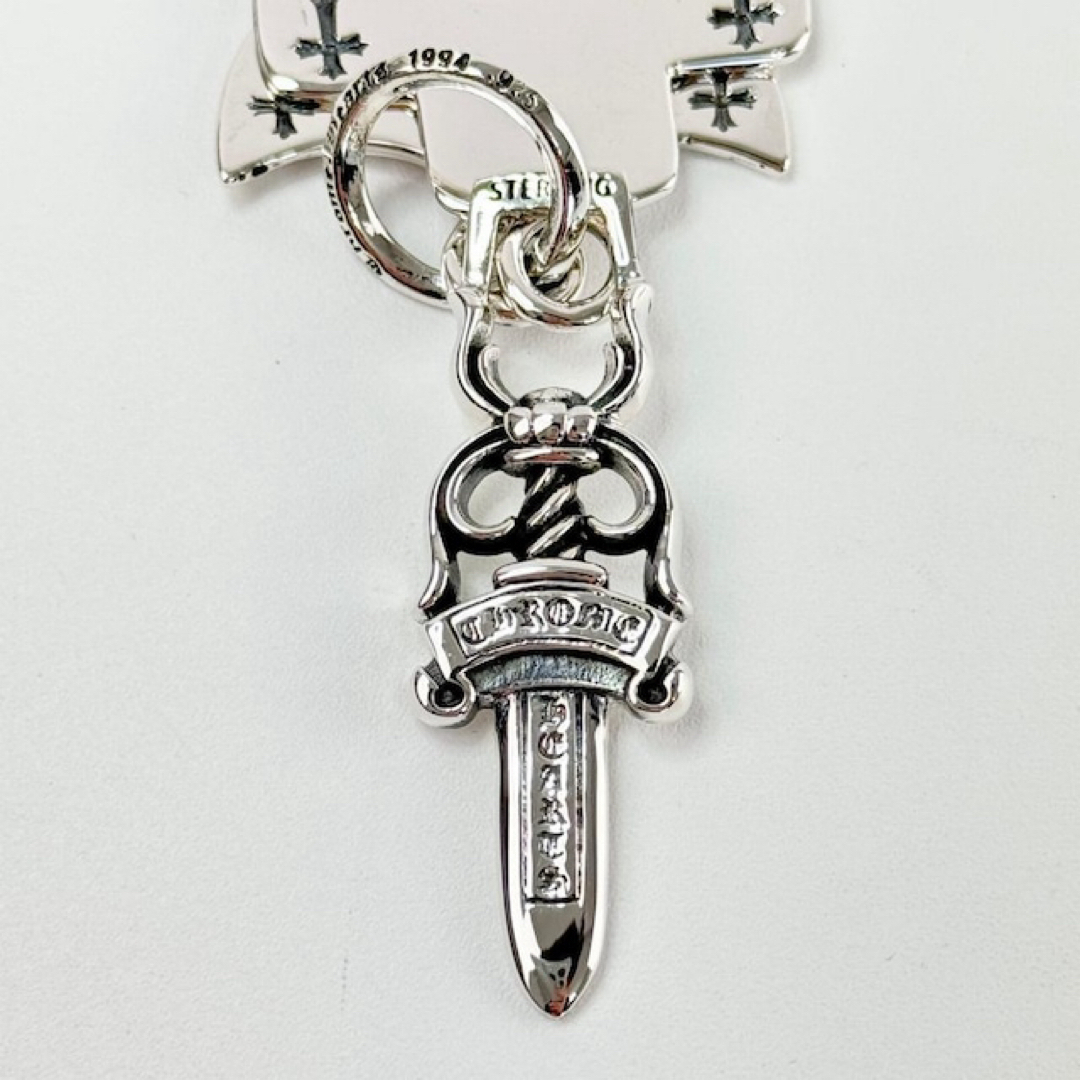 新品 未使用 3トリンケッツ ペンダント シルバー925 ダガー アンカー クロス シルバーアクセサリー