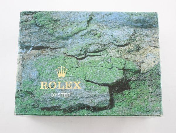 ◆ 1円 ～ ROLEX / ロレックス 純正 空箱 内箱 ボックス 冊子 カードケース 14270 シール グリーン系_画像2
