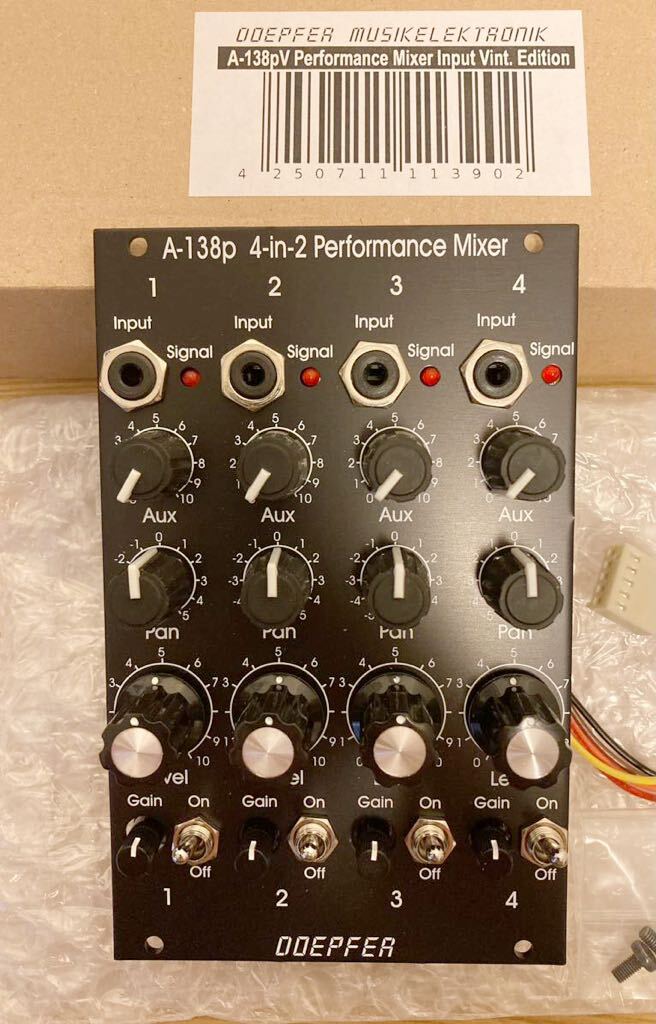 Doepfer ユーロラックモジュール A-138pV ミキサーインプット (モジュラーシンセ MUTABLE ALM TIPTOP MAKENOISE INTELLIJEL ROLAND)_画像2