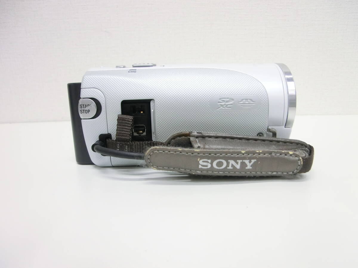 カメラ祭 ソニー デジタルビデオカメラ ハンディカム HDR-CX270V ホワイト 付属品有 SONY Handycam 家庭用 運動会 行事_画像4