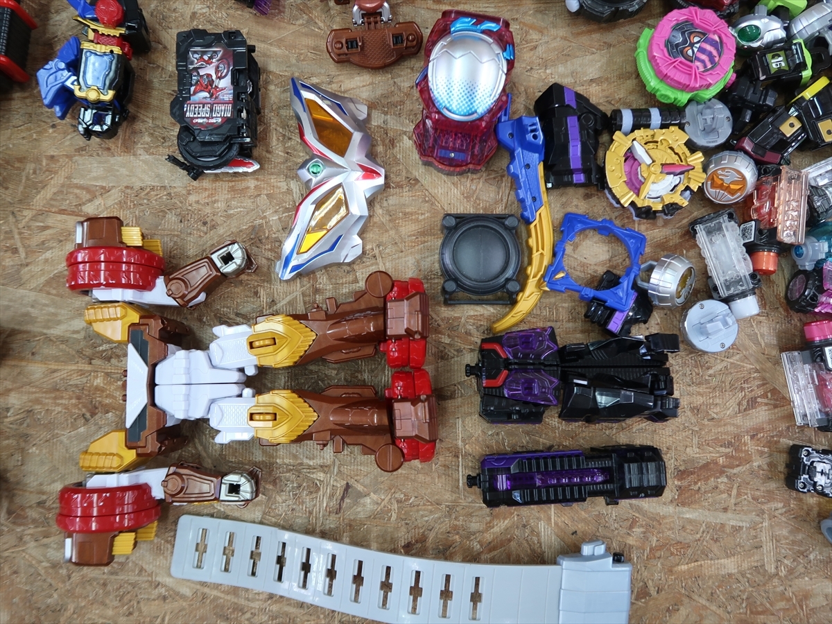 present condition goods junk special effects hero TOY toy Kamen Rider Squadron thing etc. metamorphosis belt parts weapon Robot ride watch other summarize SET f6