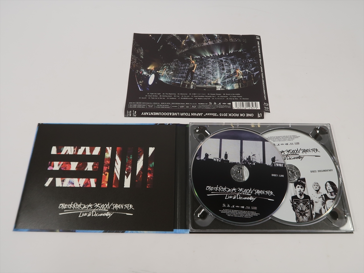 Blu-ray ONE OK ROCK 2015 35xxxv JAPAN TOUR LIVE & DOCUMENTARY ワンオクロック ワンオク LIVE ブルーレイ ディスク ネコポス送料無料f17の画像1