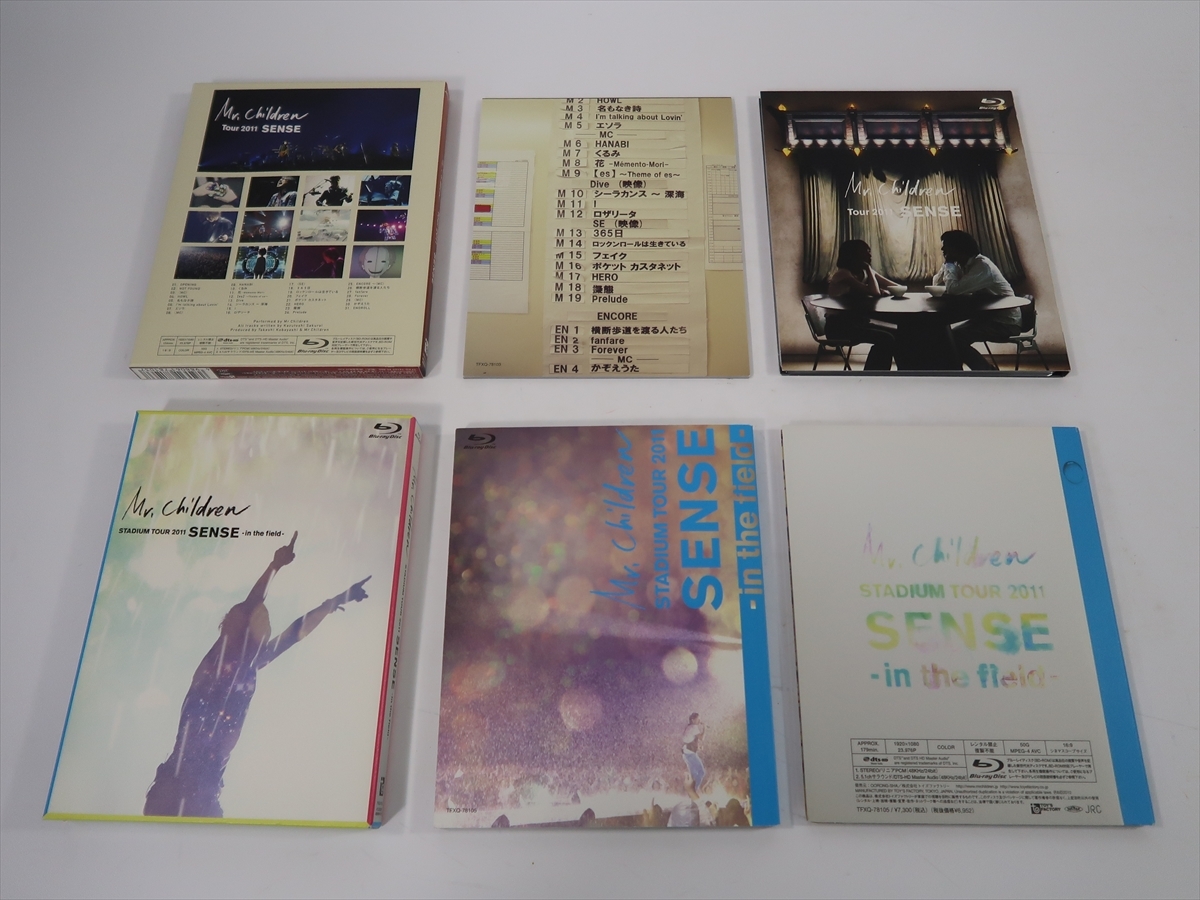 Blu-ray Mr.Children TOUR 2011 SENSE、STADIUM TOUR 2011 SENSE in the field セット ミスチル ミスターチルドレン ブルーレイ 送料無料k5の画像6