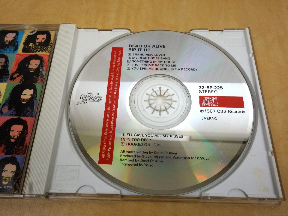 CD Dead Or Alive デッド・オア・アライヴ RIP IT UP リップ・イット・アップ 32・8P-225_画像5