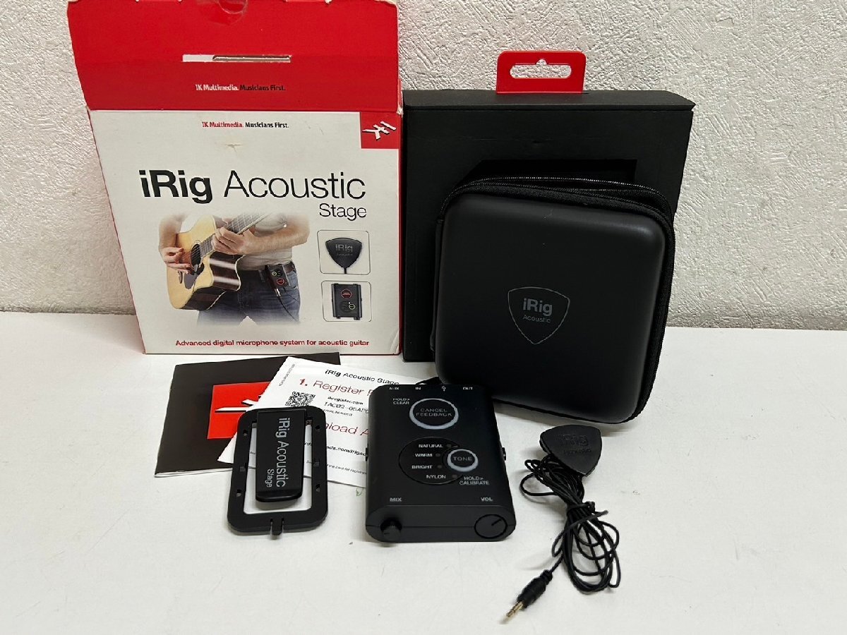 3824 IK MULTIMEDIA предусилитель iRig Acoustic Stage б/у 