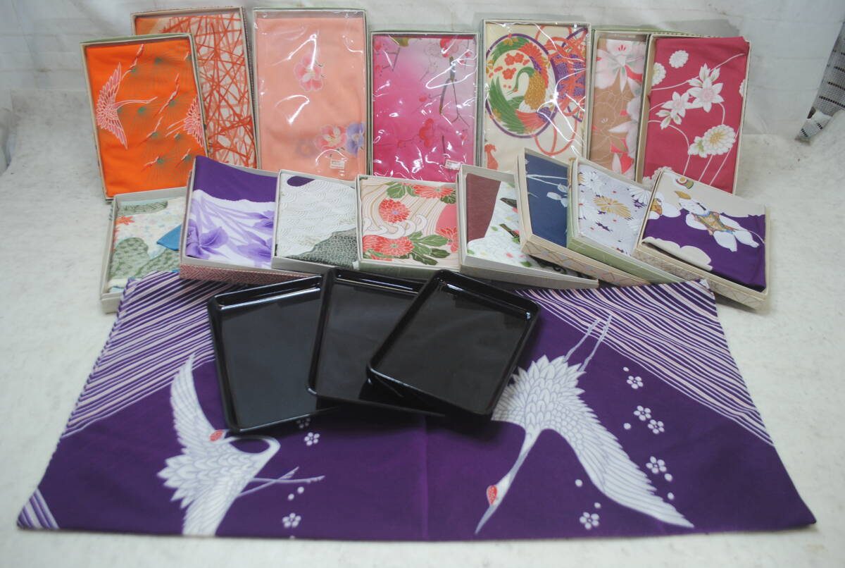 /.13[15 point and more ] furoshiki together stamp tray business card tray peace small articles kind various brilliant . pattern carrying celebration eko-bag 