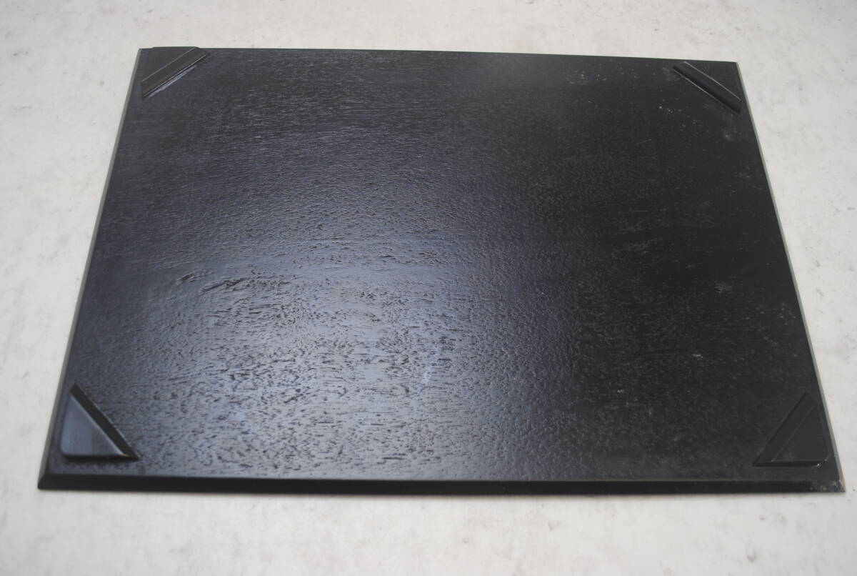 /.124. desk serving tray black angle serving tray wooden lacquer ware dining table . serving tray 42.5×30.5cm